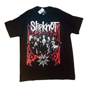 Spencer's Black and Red Slipknot Graphic Tee